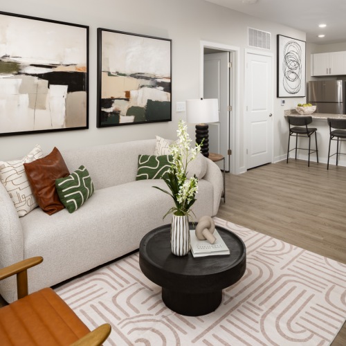 Relax and unwind in well-lit living areas